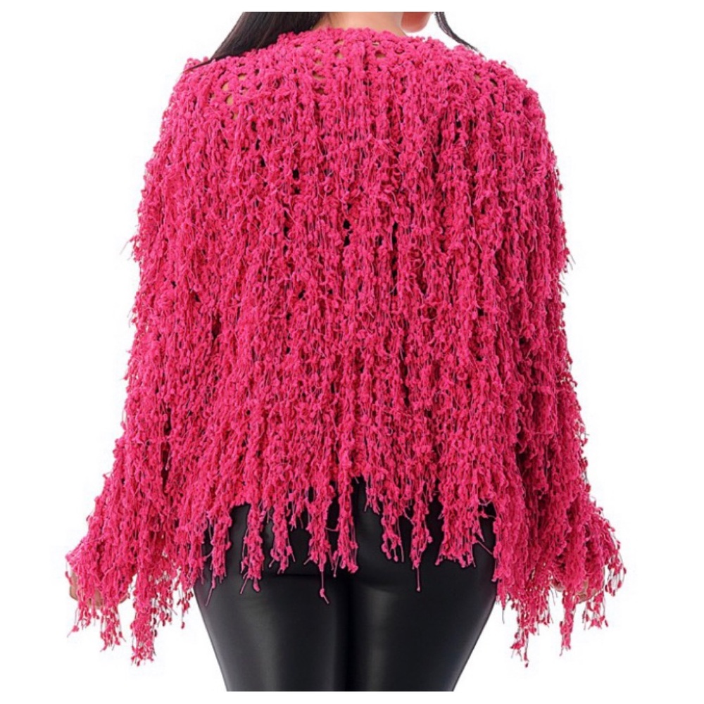 #37 BOHO ENVY ME FRINGE CARDIGAN - Picture 3 of 3